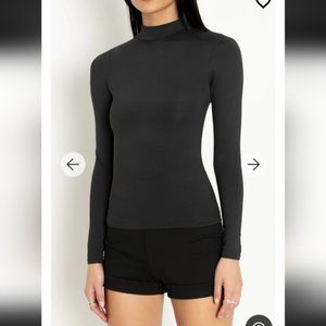 BNWT Blackmilk matte black high neck top